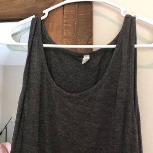 Maternity Charcoal Gray Maxi Dress.